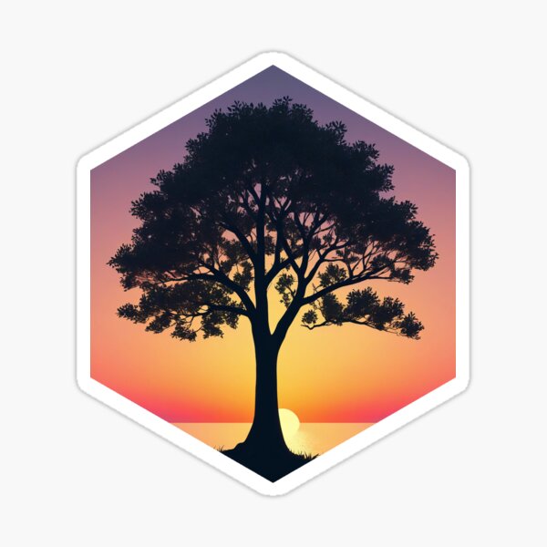 Item preview, Summer Sunset Tree designed and sold by AbsoluteA.