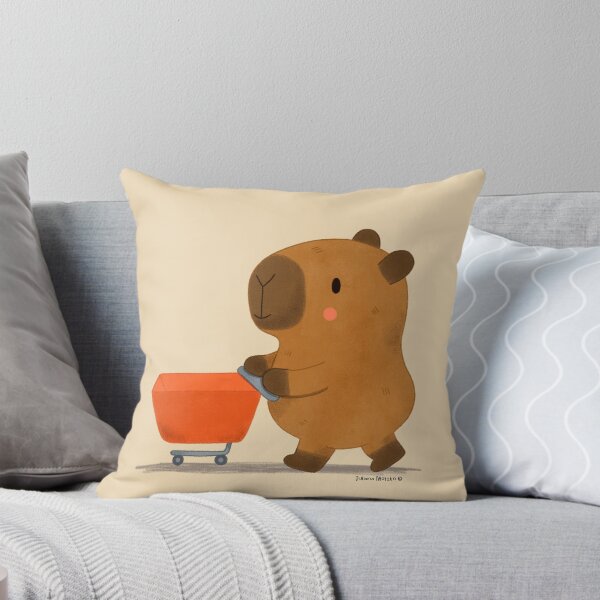 Item preview, Capybara shopping designed and sold by julianamotzko.