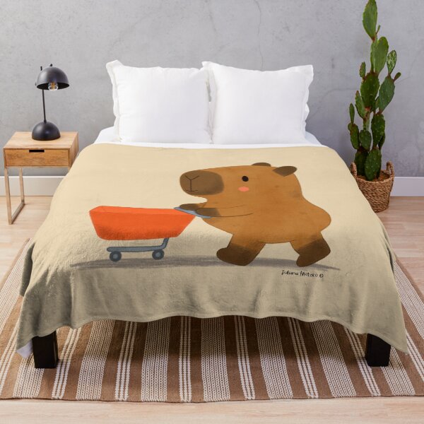 Item preview, Capybara shopping designed and sold by julianamotzko.