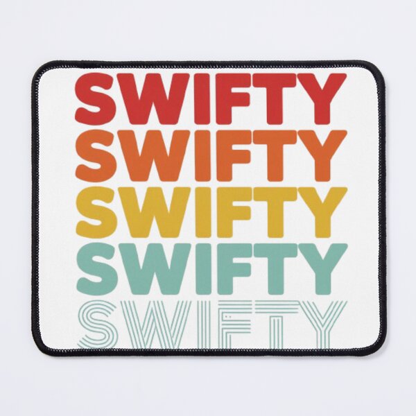 Item preview, Swifty Retro Colorful Typography Fun Casual Tee designed and sold by ChicTeeLab.