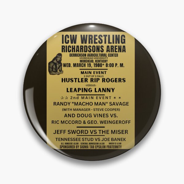 Item preview, ICW Wrestling Morehead, KY, 1980 designed and sold by JoezPlace.
