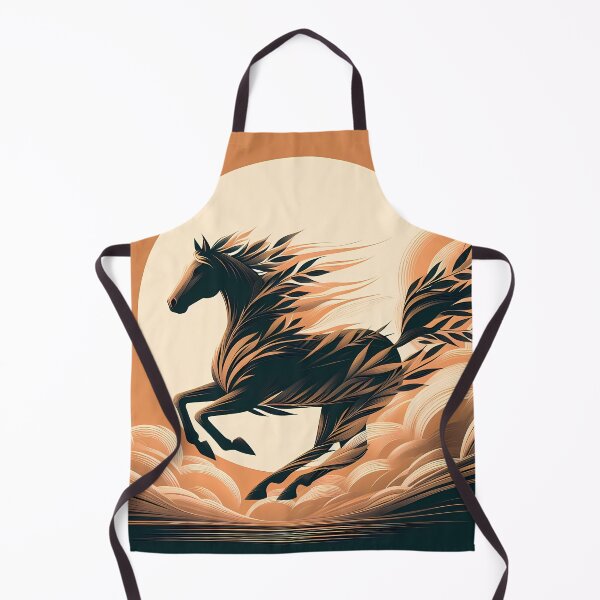 Item preview, Horse Made of Leaves, Ai Generated Art  designed and sold by ACC .