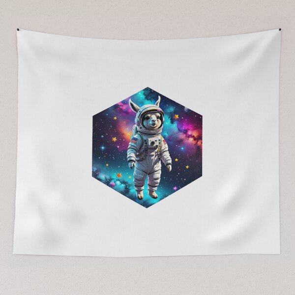 Item preview, Llama in Space designed and sold by AbsoluteA.