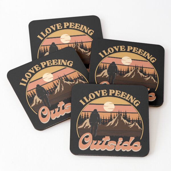 Item preview, I Love Peeing Outside Hiking Camping Nature Lovers designed and sold by ZACK ART.