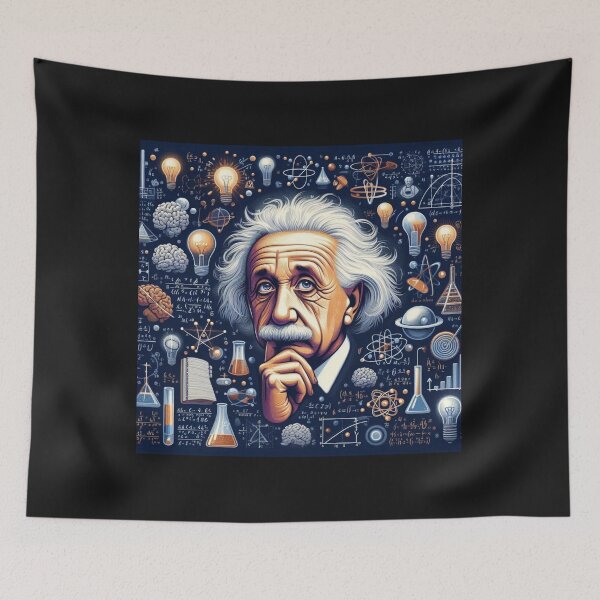 Artikelvorschau, Albert Einstein entworfen und verkauft von sevenmountains.