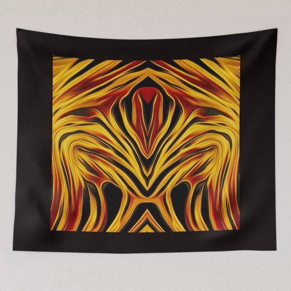 Item preview, Red and Gold Leaves Formation designed and sold by fatenanwar.