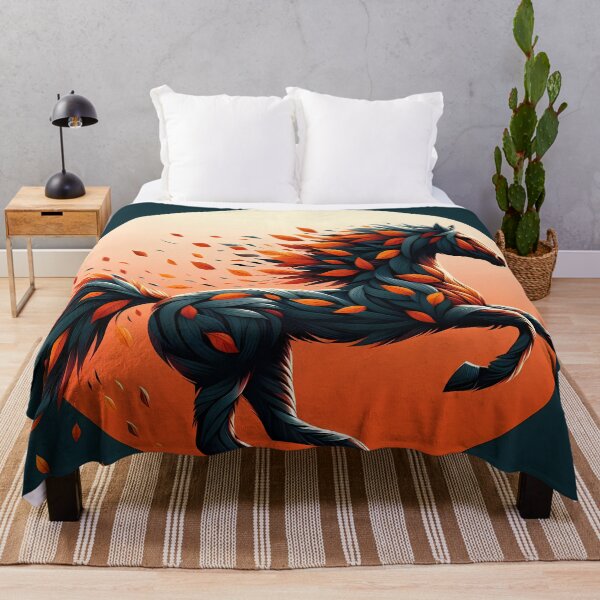 Item preview, Horse Made of Leaves, Ai Generated Art designed and sold by ACC .