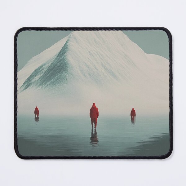 Item preview, Minimalist Greenland Expedition Art Print designed and sold by Retro Travel Design.