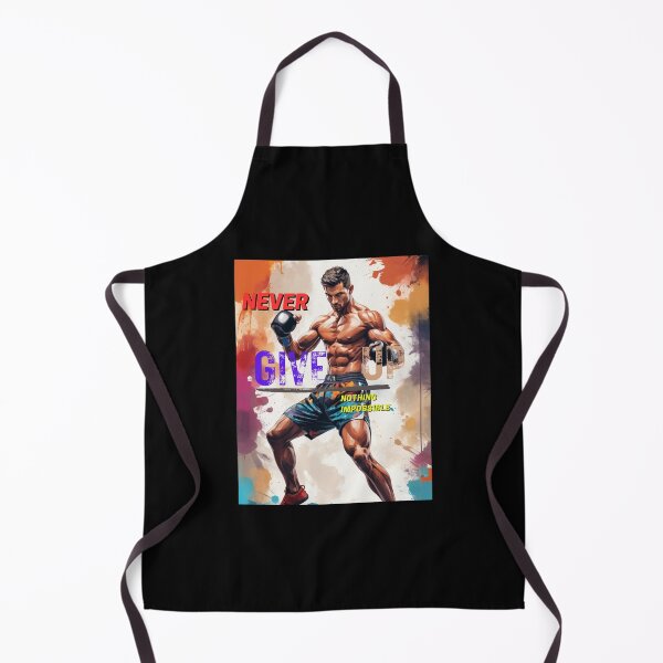 Item preview, Never Give Up Boxing Boxer Coach Gift designed and sold by FreeStyleTrend.