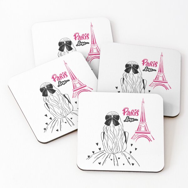 Item preview, Fashion Girl in Paris, Love France, Eiffel tower designed and sold by juliart-pro.