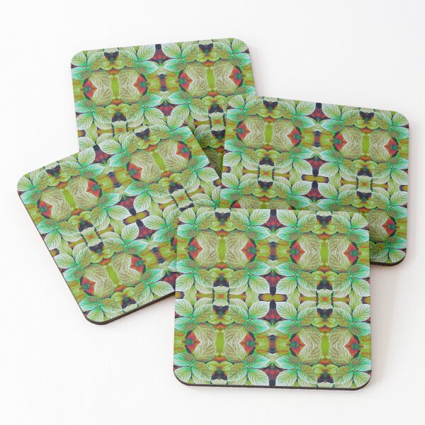 Item preview, Colour Play Leaves Photo Pattern designed and sold by vallisrowe.