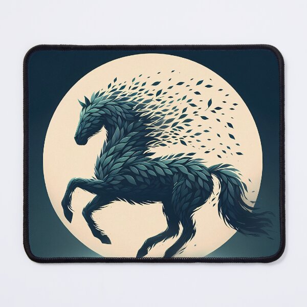 Item preview, Horse Made of Leaves, Ai Generated Art designed and sold by ACC .