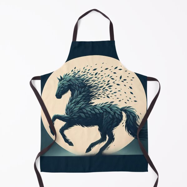 Item preview, Horse Made of Leaves, Ai Generated Art  designed and sold by ACC .