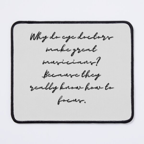 Item preview, Eye Doctor Funny Joke Jokes Ophthalmology Doctor's Handwriting designed and sold by RANDOMNESS.