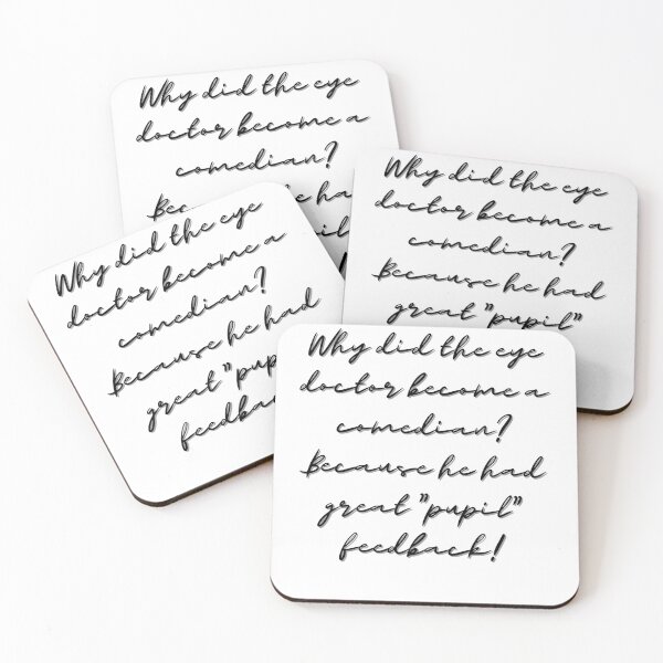 Item preview, Eye Doctor Funny Joke Jokes Ophthalmology Doctor's Handwriting designed and sold by RANDOMNESS.
