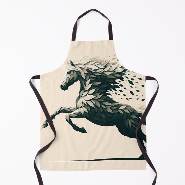 Item preview, Horse Made of Leaves, Ai Generated Art  designed and sold by ACC .