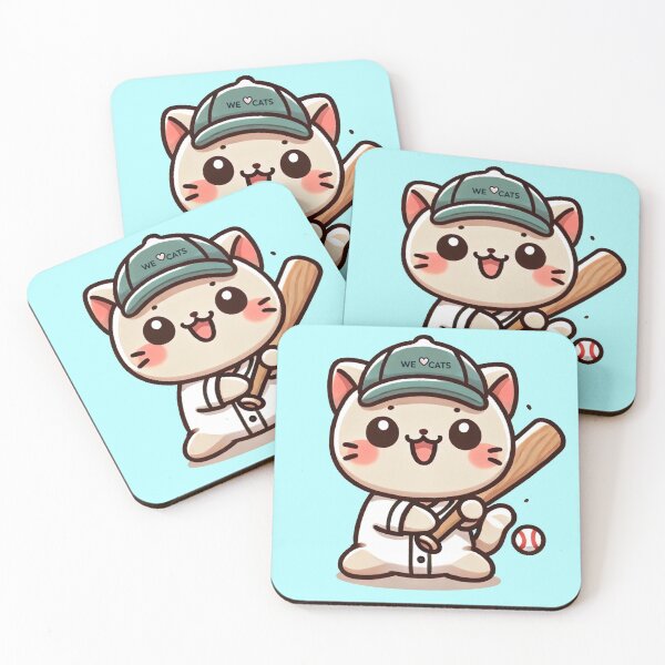 Item preview, Baseball Super Star Cat designed and sold by WeLoveCatss.