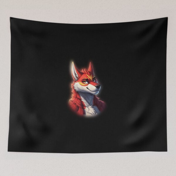 Item preview, red fox designed and sold by LevonsCrazyArt.