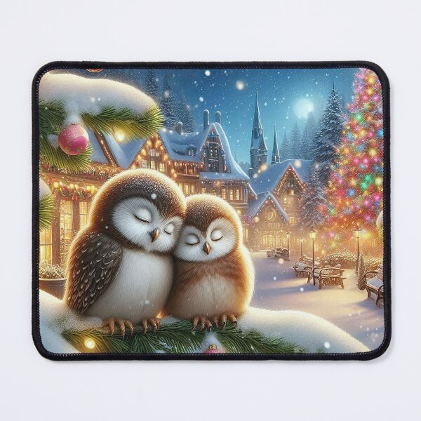 Item preview, Christmas Owls in Love designed and sold by MarinaFila.