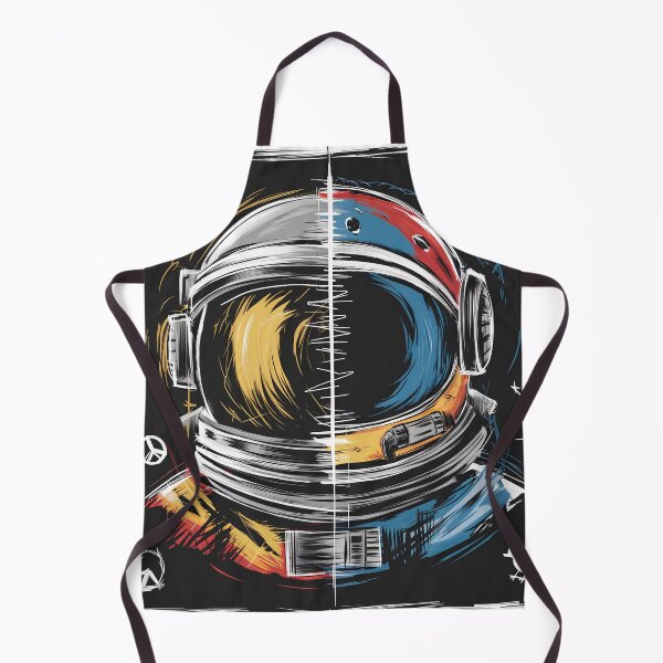 Item preview, Abstract Astronaut Helmet Art designed and sold by ArtsyWishesShop.