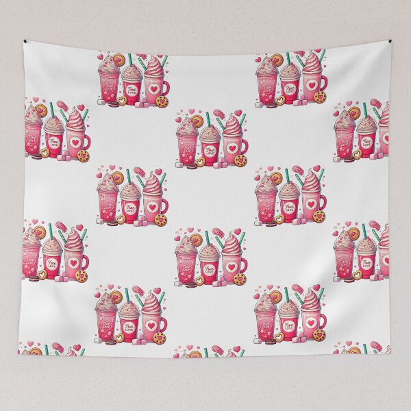 Item preview, Sweet Love Valentine Drinks design designed and sold by GemBob Creations.