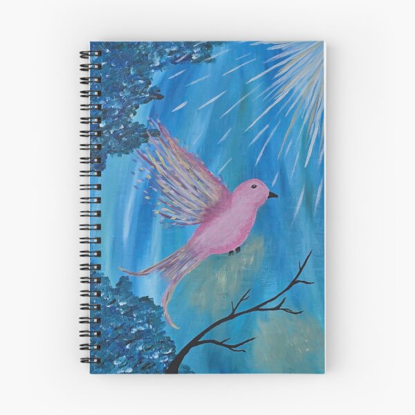 Artikelvorschau, Rosa Vogel entworfen und verkauft von ecsartwork.