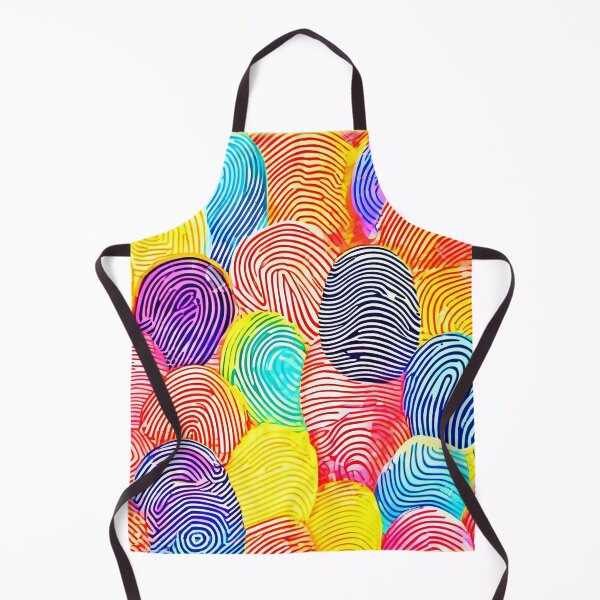 Item preview, Fingerprint Symphony in Vibrant Hues designed and sold by Health And Fitness Posts e-Store.