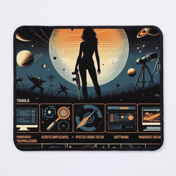 Item preview, Stellar Navigator: Exploring the Cosmos designed and sold by ZenOfAIarts.