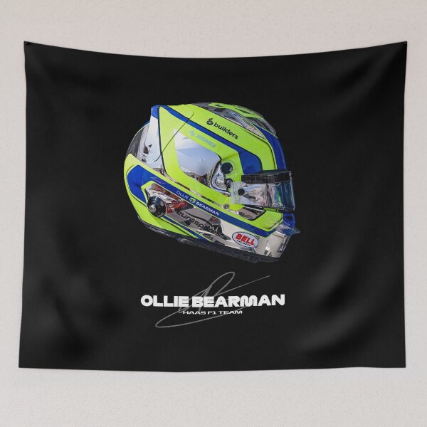 Item preview, Ollie Bearman (F1 2024 Helmet) designed and sold by The Armorsmith.