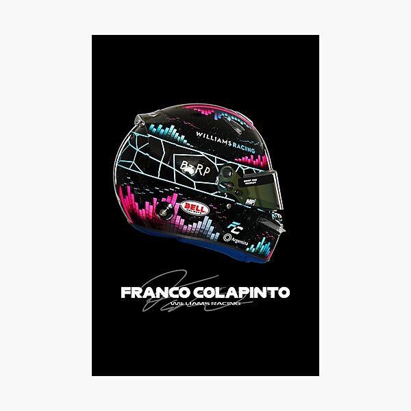 Item preview, Franco Colapinto (F1 2024 Helmet) designed and sold by The Armorsmith.