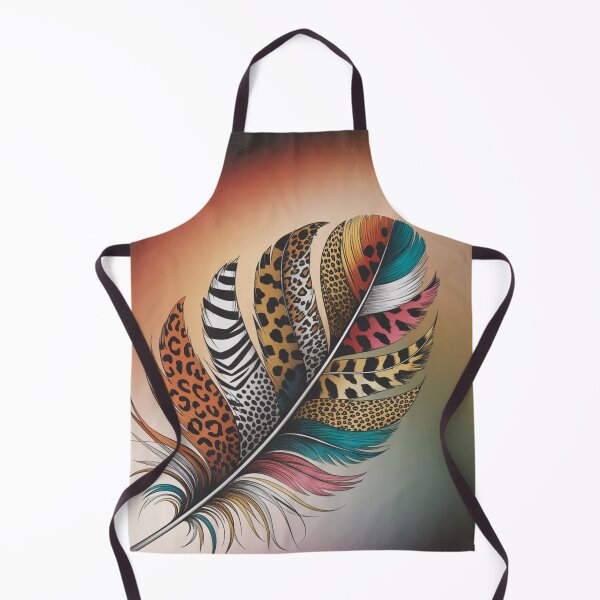 Item preview, Animal Print Feather Art - Boho Chic Feather Design designed and sold by FieldHouseTees.