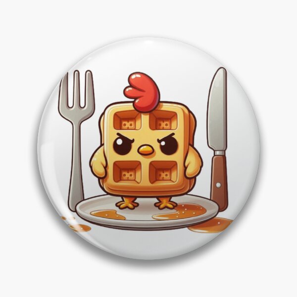 Item preview, Food Chibi Series - Cute Chicken Waffle Chan designed and sold by xiaoxiaochibi.