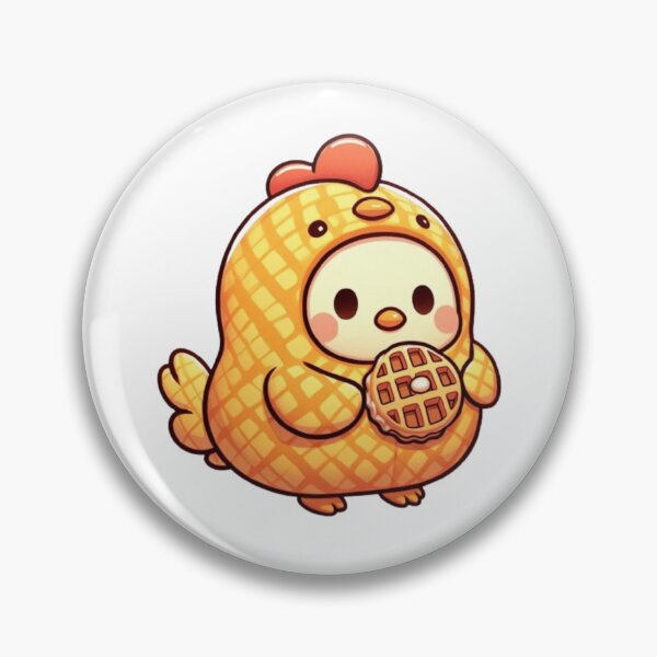 Item preview, Food Chibi Series - Cute Chicken Waffle Chan designed and sold by xiaoxiaochibi.