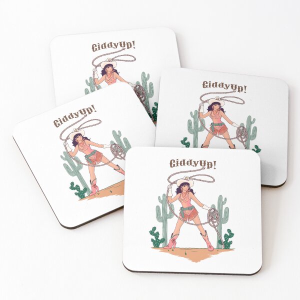 Item preview, Giddy Up Cowgirl with Lasso Western Theme designed and sold by GuesthozGraphix.