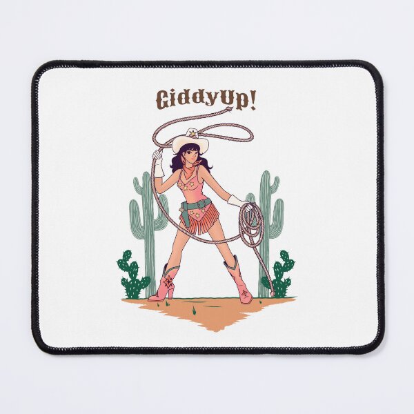 Item preview, Giddy Up Cowgirl with Lasso Western Theme designed and sold by GuesthozGraphix.