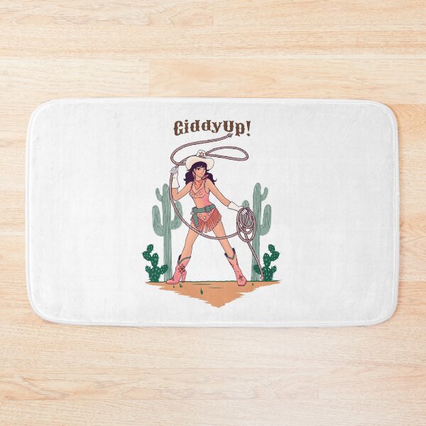 Item preview, Giddy Up Cowgirl with Lasso Western Theme designed and sold by GuesthozGraphix.