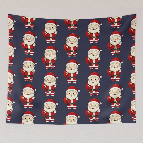 Item preview, Santa Claus waving to the children. designed and sold by claireseyeview.