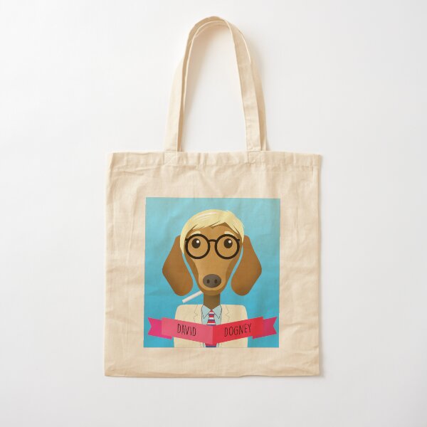 David Dogney Cartoon Cotton Tote Bag