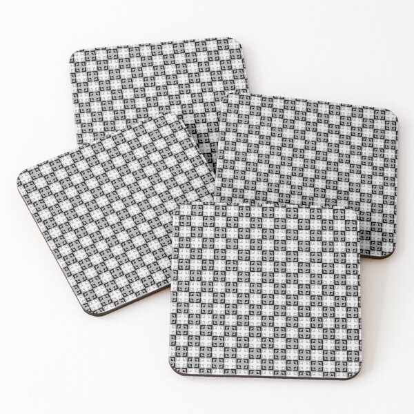 Item preview, Tricolor Square Plus Symbol Checker Grid Mathematic Geometry designed and sold by EvergreenMotifs.