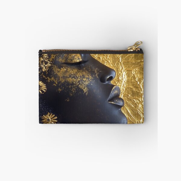 Item preview, Divine Oshun Essence - Mystical Gold Mixed Media Artwork designed and sold by All Souls Dream.