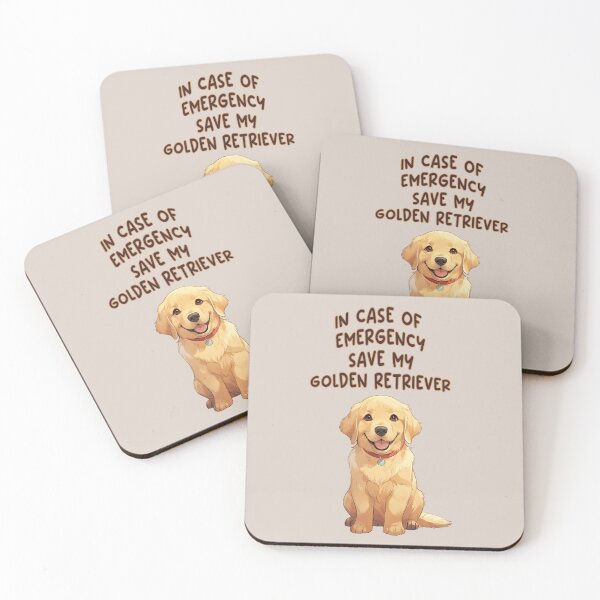Item preview, In Case of Emergency, Save My Golden Retriever designed and sold by La Loca.