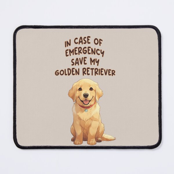 Item preview, In Case of Emergency, Save My Golden Retriever designed and sold by La Loca.