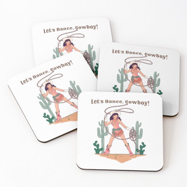Item preview, Let's Dance Cowboy Cowgirl with Lasso Western Theme designed and sold by GuesthozGraphix.