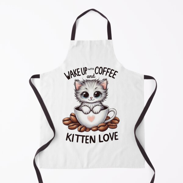 Item preview, COFFEE AND Cute CAT designed and sold by wellie-chic.