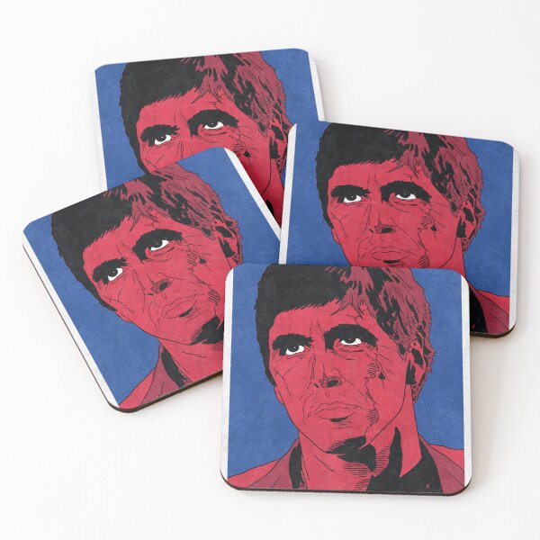Item preview, TONY MONTANA - Scarface (Pop Art)  designed and sold by FamousWeirdosRB.