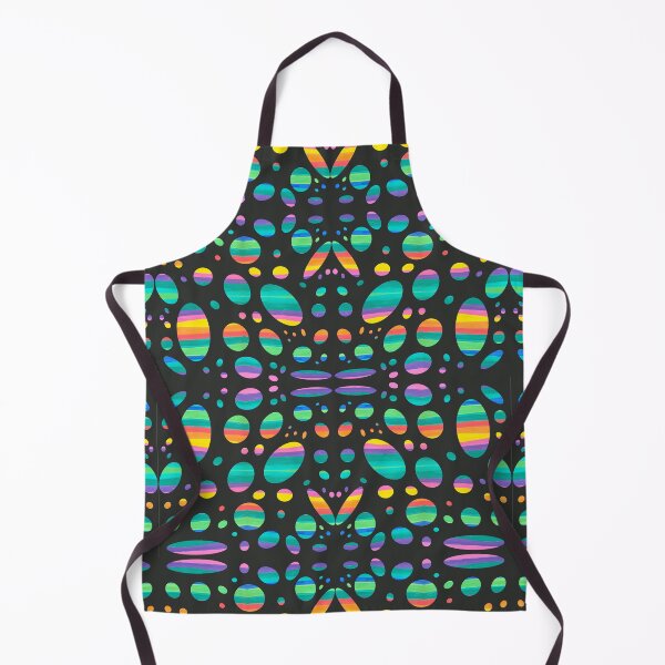 Aperçu de l'œuvre Motif de taches arc-en-ciel Sharpie créée et vendue par vallisrowe.