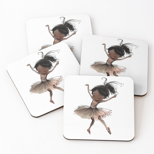 Item preview, Cute Little Ballerina Sublimation Art Sticker designed and sold by dex1one.