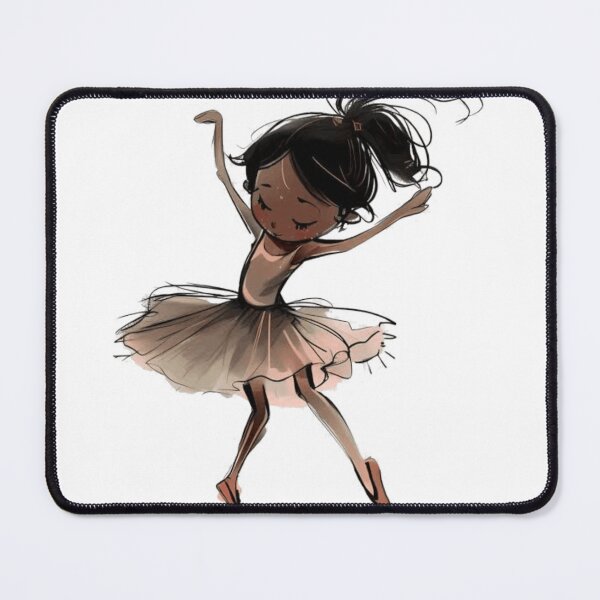 Item preview, Cute Little Ballerina Sublimation Art Sticker designed and sold by dex1one.