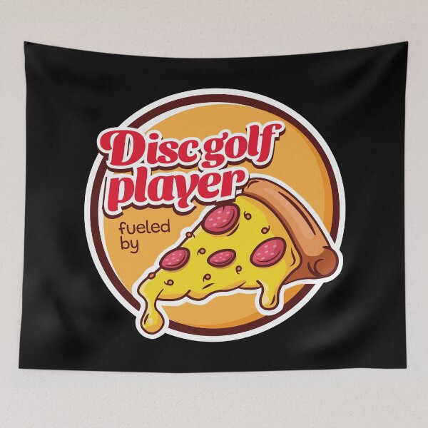 Item preview, Disc Golf Player Fueled by Pizza designed and sold by MaryAller.