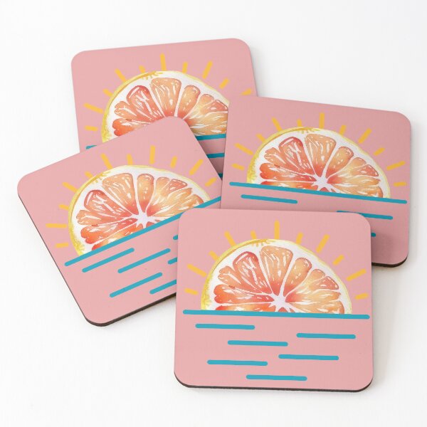 Item preview, Pink grapefruit as a sunset designed and sold by agamilion.